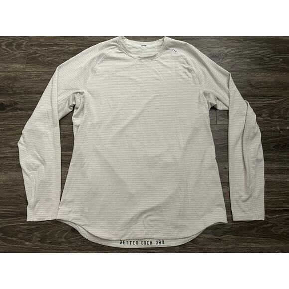 License To Train Lululemon Relaxed Fit Silverscent Long Sleeve T Shirt - Picture 1 of 6